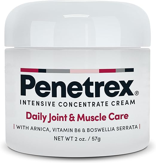 Penetrex Joint & Muscle Therapy - Soothing Muscle Rub for Back, Neck, Hands, Feet - Premium Whole Body Rub with Arnica, Vitamin B6 MSM & Boswellia - Non-Greasy 2oz Cream