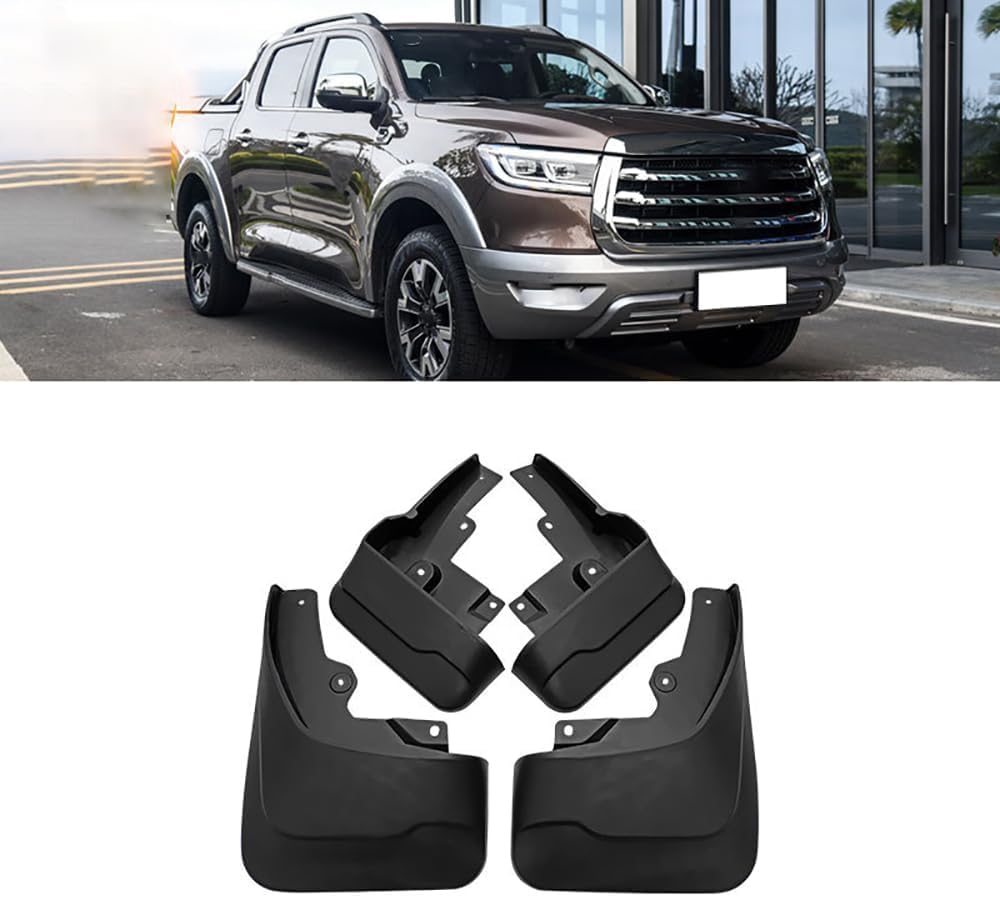RESKIU 4PCS Mud Flaps for POER 2020-2021, Splashproof No Drill Easy Install Front Rear Wheel Protection Fender Mudflaps All-Weather Splash Guards