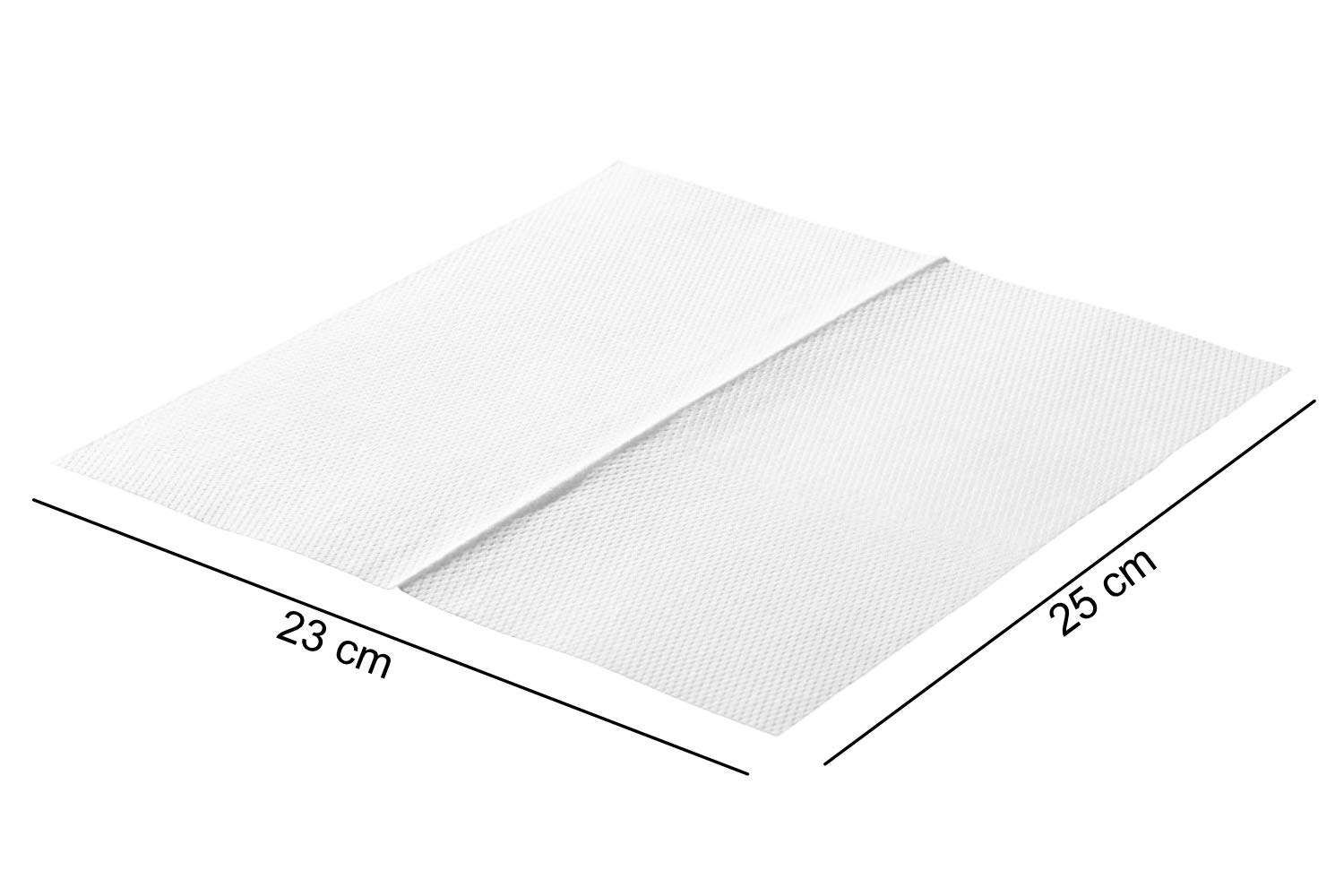 Papierhandtücher Hochweiß Premium | 4.000 Blatt | 2-lagig 25 x 23 cm | ZZ/V-Falz Falthandtücher geeignet für Handtuchspender | Ideal für Gastronomie, Krankenhäuser, Praxen uvm