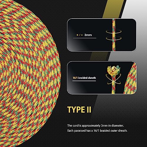 Abma Cord Paracord 425 lbs 3mm 100% Nylon 30M - Vietnam Veteran, Military-vietnam Veteran, 30 Meters - Image 4