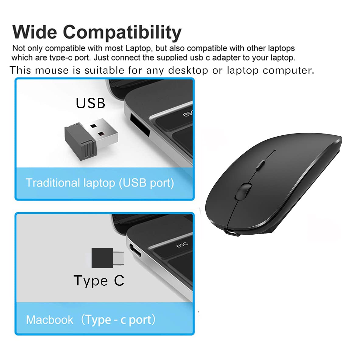 Amazon.com: Wireless Mouse for MacBook Pro MacBook Air