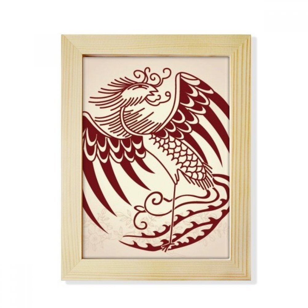 Marco de fotos decorativo de fénix chino ideal para regalar en ocasiones especiales