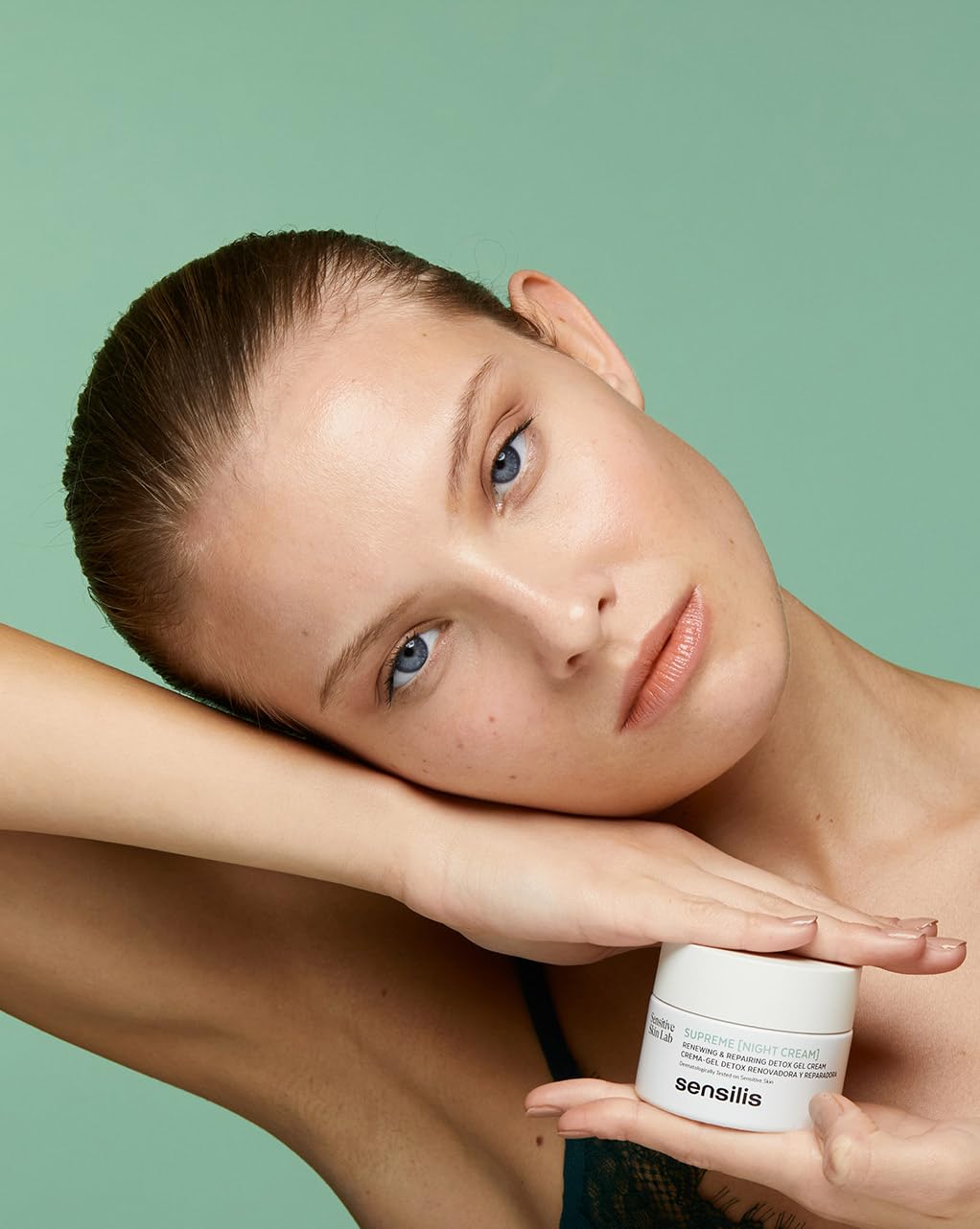 Sensilis - Supreme Night Cream Crema de Noche, Detox, Renovadora y Reparadora, con Textura Rica, Nutre, Ilumina y Mejora la Firmeza Durante el Descanso, para Piel Seca o Normal - 50 ml