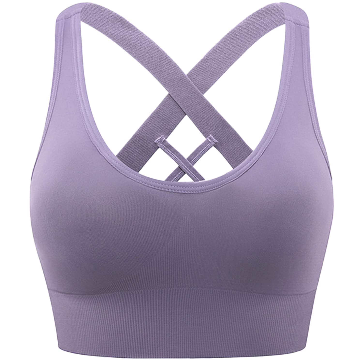 Dress CiciHigh Impact Longline Sports Bra, Criss Cross Bra for Large Bust