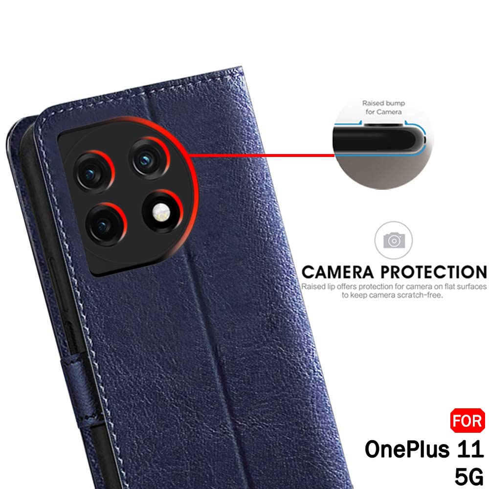 OnePlus 11 5G Flip Case - Leather Wallet Stand -7