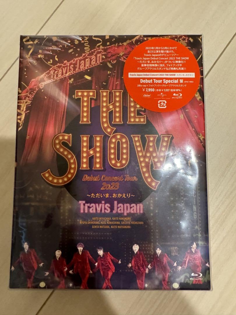 TravisJapan THE SHOW Debut Tour盤DVD Travis Japan Debut Concert 2023 THE SHOW～ただいま、おかえり