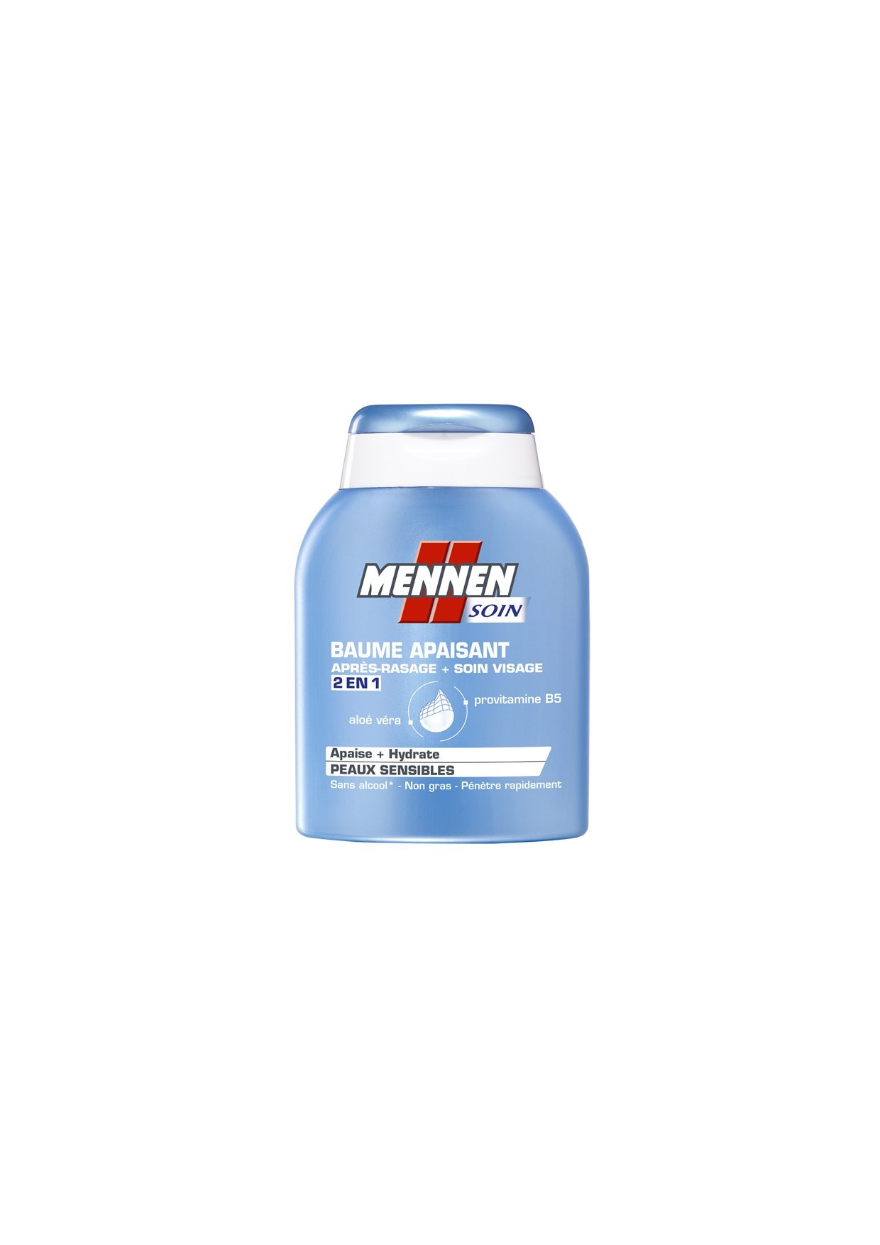 MENNEN - Balsam łagodzący 2 w 1 Mężczyźni po goleniu + pielęgnacja twarzy dla skóry wrażliwej - 100 ml