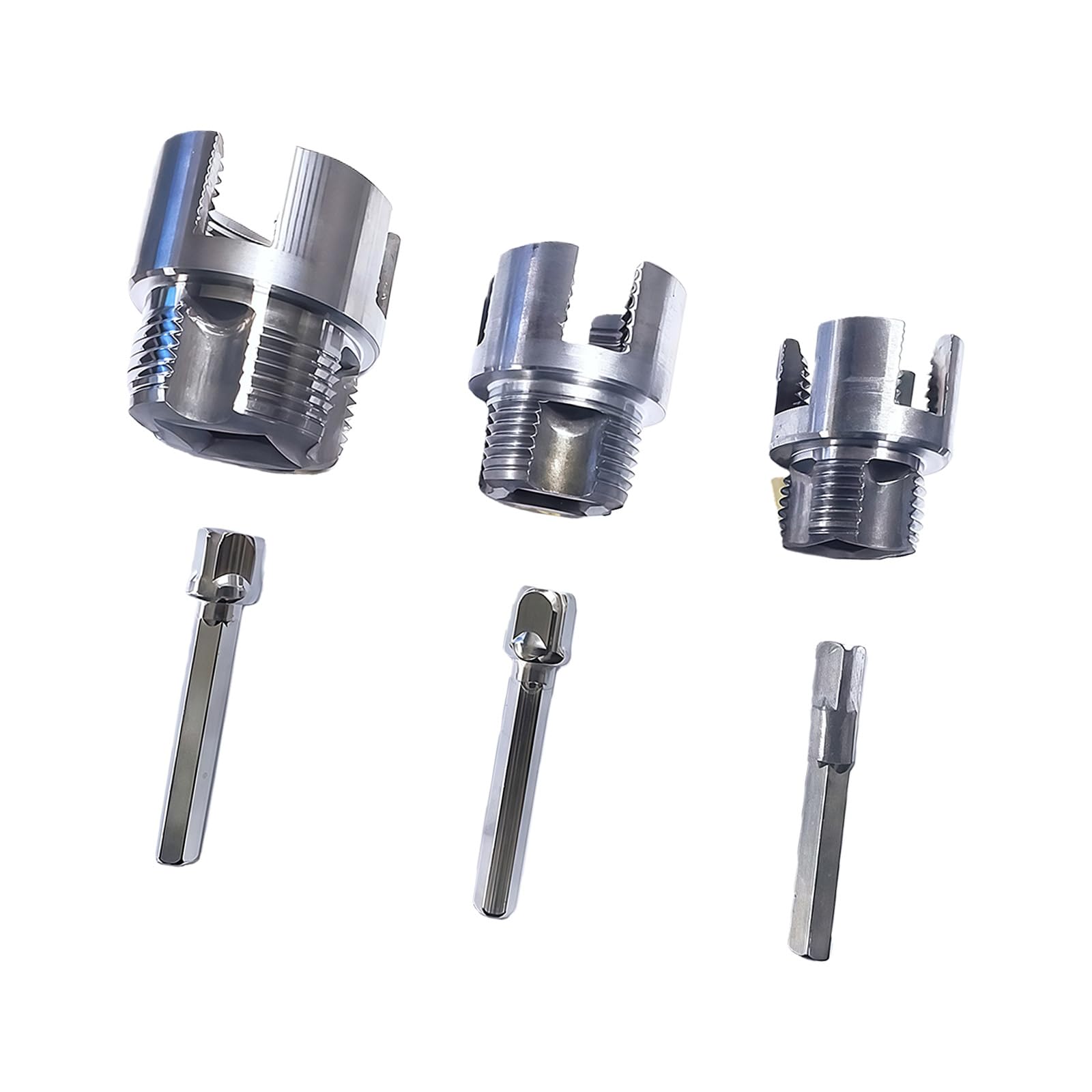 Maxtonser Pipe Threading Tool, PVC Pipes Threader 1/2'' 3/4'' 1'' Internal & External Pipe Threading Tool for Water Plumbing