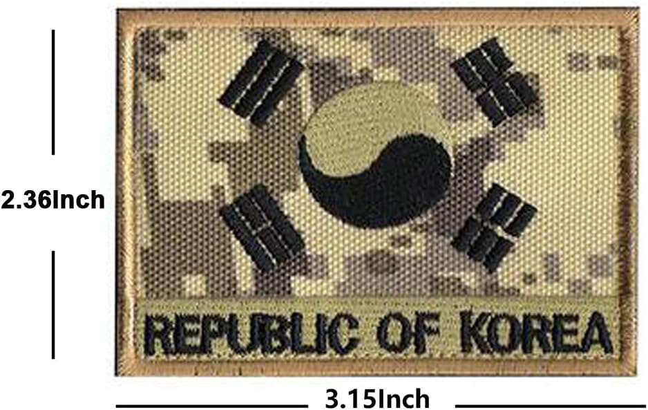 韓国 国旗 ワッペン アイロン接着ok アジア 小型 Korea 韓国 国旗 ワッペン アイロン接着ok アジア 小型 Korea