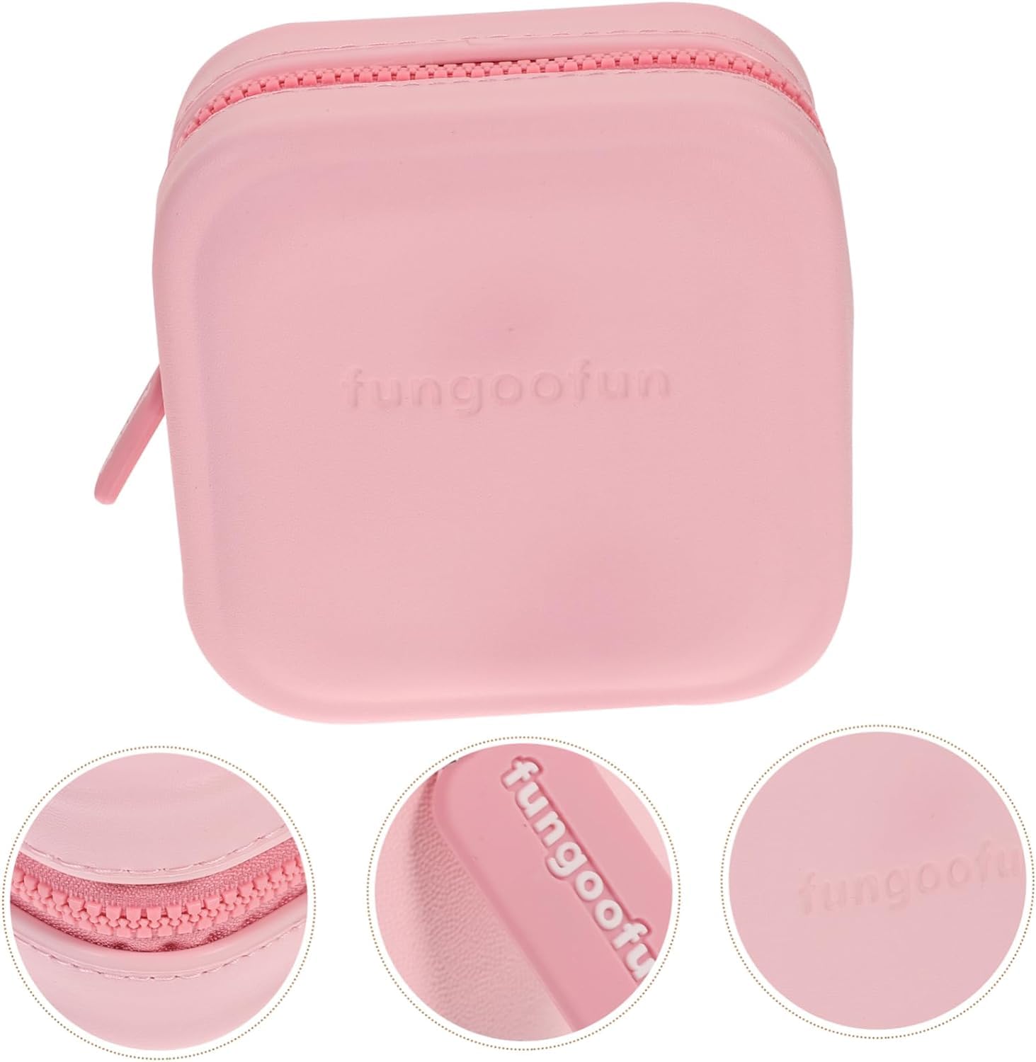 Ask Me Fungoofun Candy EVA Travel Digital Storage Bag, Cosmetic Bag, Travel Accessories Organizer Bag, Multifunctional Cable Case (Pink) (B0D5MR3QWK) Amazon Price History, Amazon Price Tracker