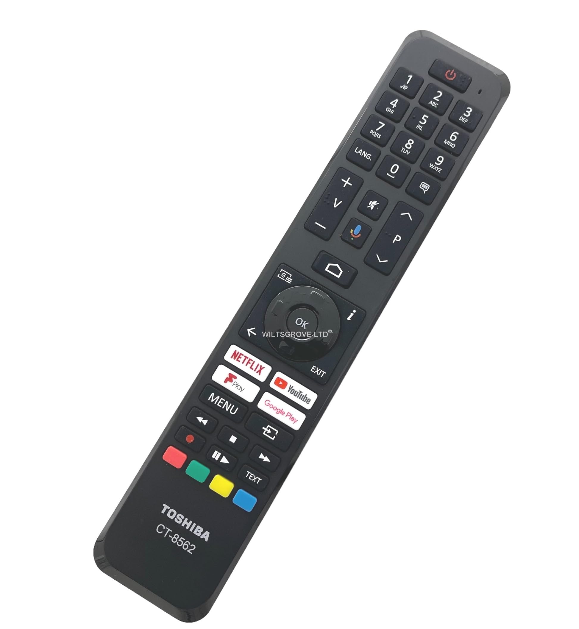 SimplyAll Telecomando Sostitutivo Per Toshiba CT-865 - Diretto, Nessuna Programmazione, Con Batterie Incluse