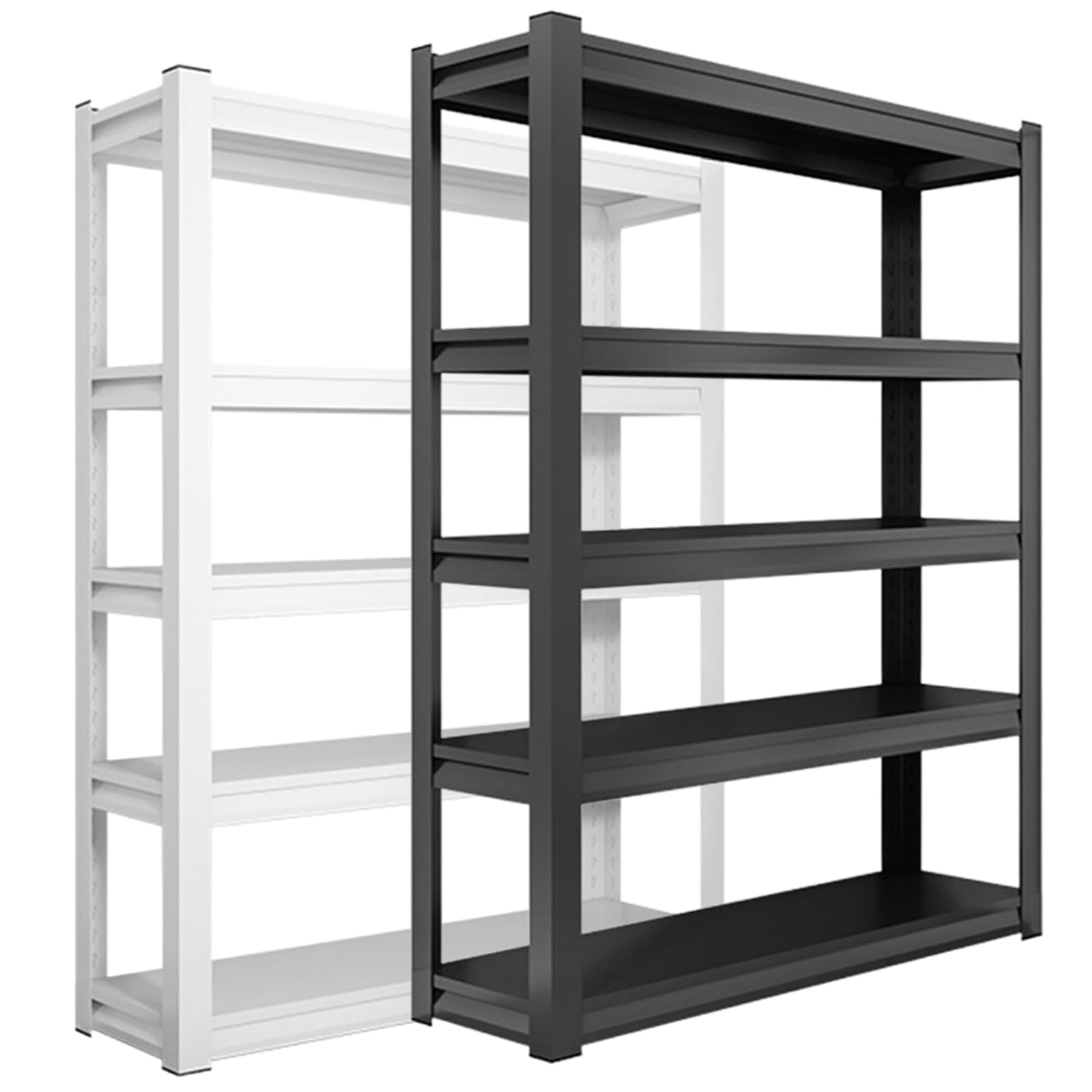 Scaffale in metallo resistente a 5 ripiani, altezza 182,9 cm, regolabile, per garage, 99,1 x 40,6 cm, facile da montare, per magazzini, cantine e soluzioni di nizzazione
