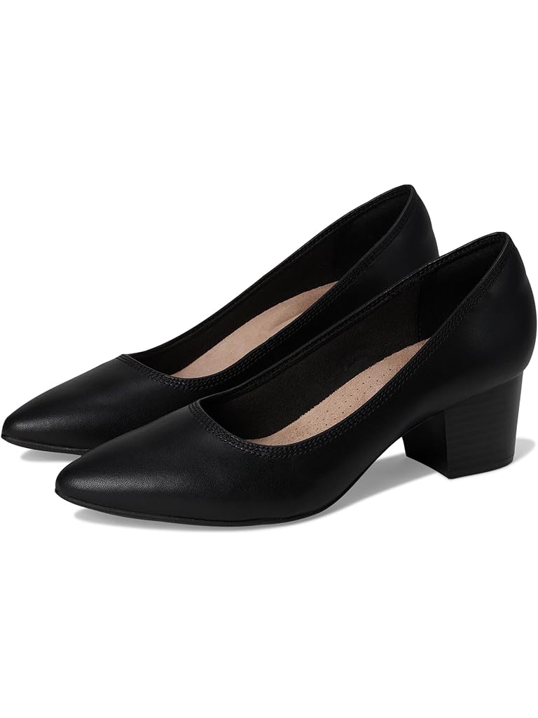 Black Clarks Ellanie Hope