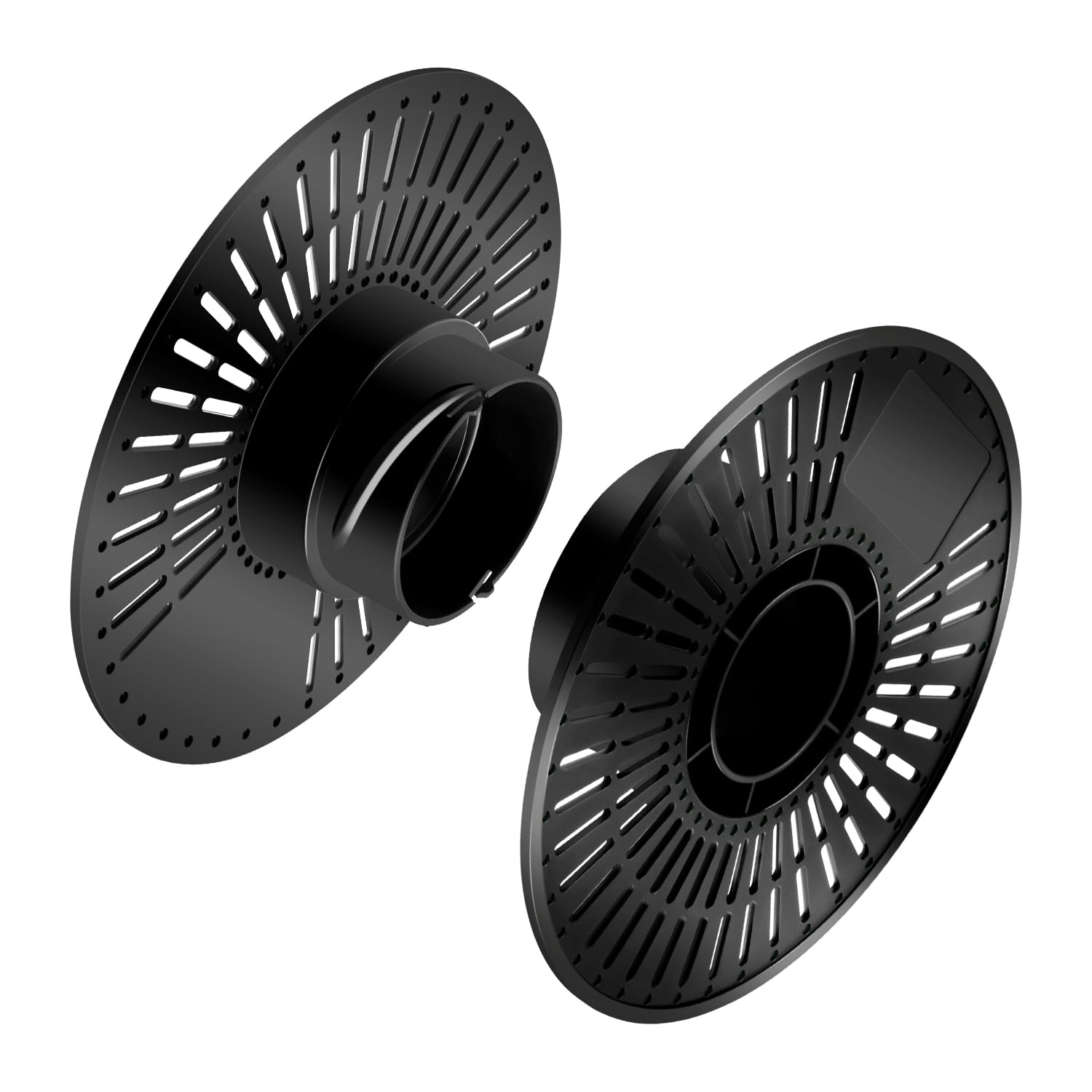 Howarx Reusable 3D Printer Filament Spool, Universal Fit High Temp Resistant 3D Filament Spool for Refills, Guided Thread Quick-Lock Design