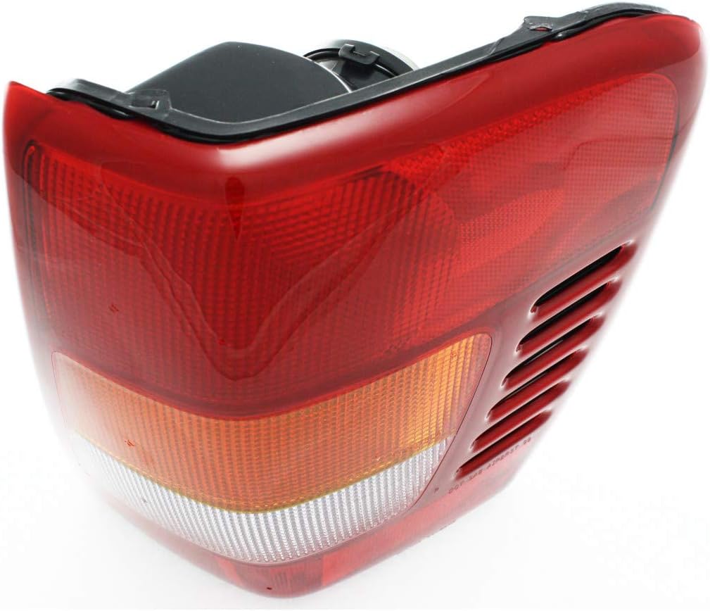 CarLights360: For Jeep Grand-Cherokee Tail Light Assembly 1999 2000 2001 2002 Passenger Side w/Bulbs DOT Certified Replacement For CH2801138 | 55155138AC