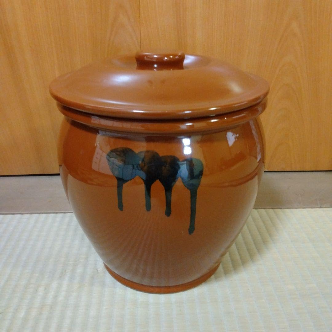 Hisamatsu Kiln Tokoname Ware Round Pot No. 4 with Lid