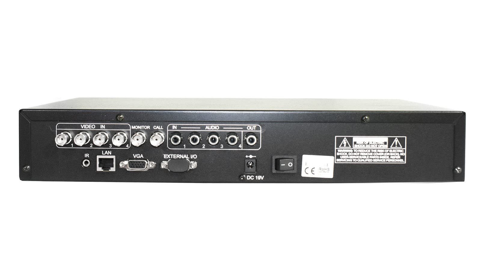AVTECH AVC793ZCD 4CH H.264 Grabadora de vídeo digital analógica en tiempo real, ratón USB