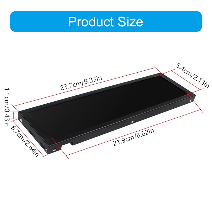 Amazon.co.jp: 8.8inch LCD 1920x480コンピューターモニター