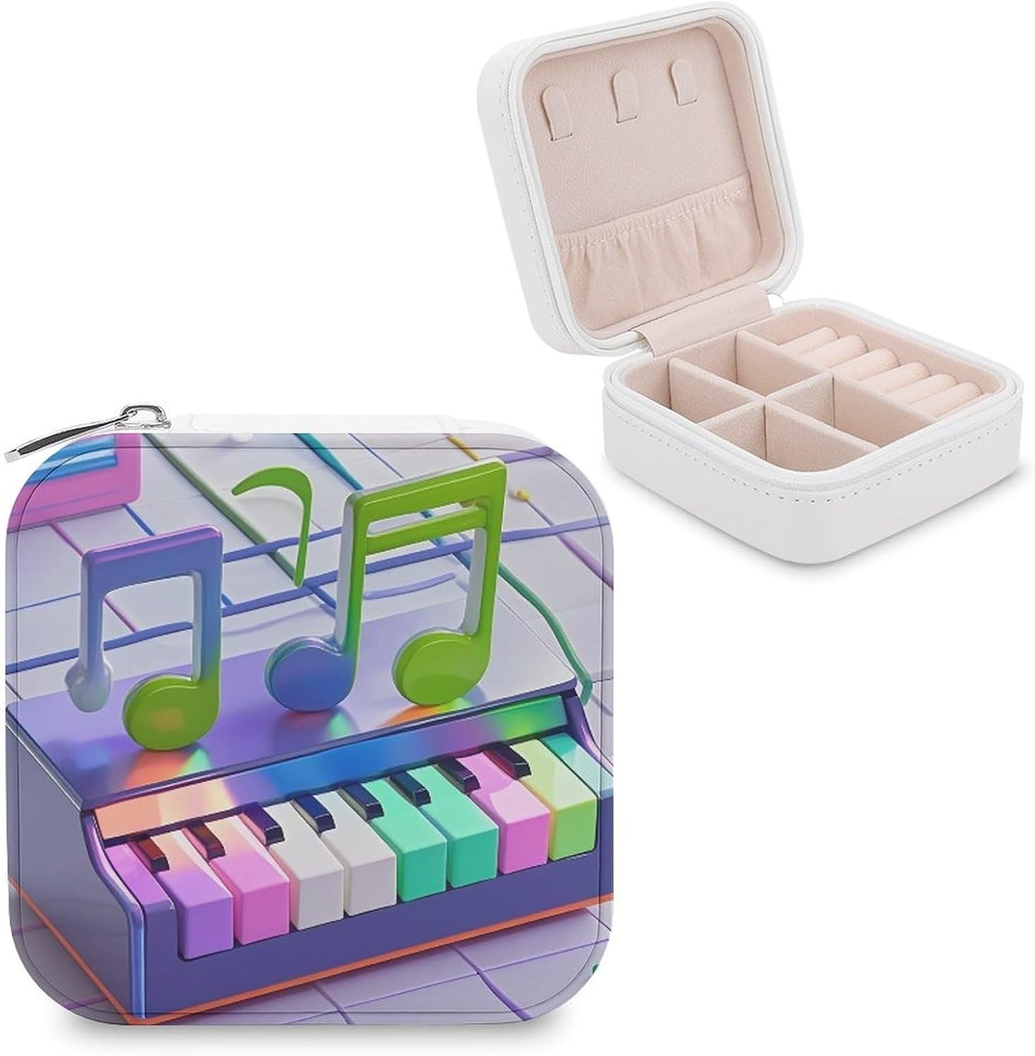 Small Jewelry Case Leather Portable Jewelry Box Jewelry Organizer