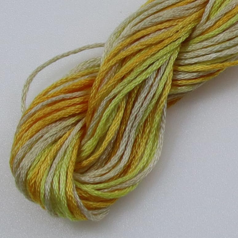 Image of KCS Big skeins of 25 Meters Size 25 Color Variegated Cross Stitch Stranded Threads,6 skeins,4080