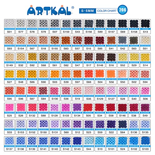 Artkal Fusion Beads 6000 Melting Beads Compatible Perler Beads Hama Beads 5Mm Fuse Beads, Green #TOP3