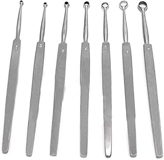 Precise Canada: Set of Fox Dermal Curette 1,2,3,4, 5,6,7MM