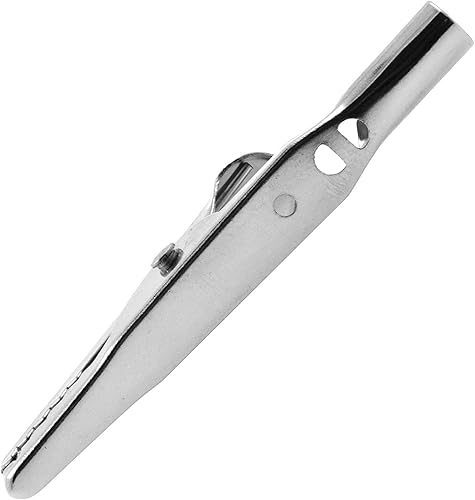 Miniatura 5 de Mandala Crafts Pinzas de cocodrilo pequeñas de metal para manualidades  2 pulgadas, 100 unidades, pinzas de cocodrilo de metal diminutas para soldar