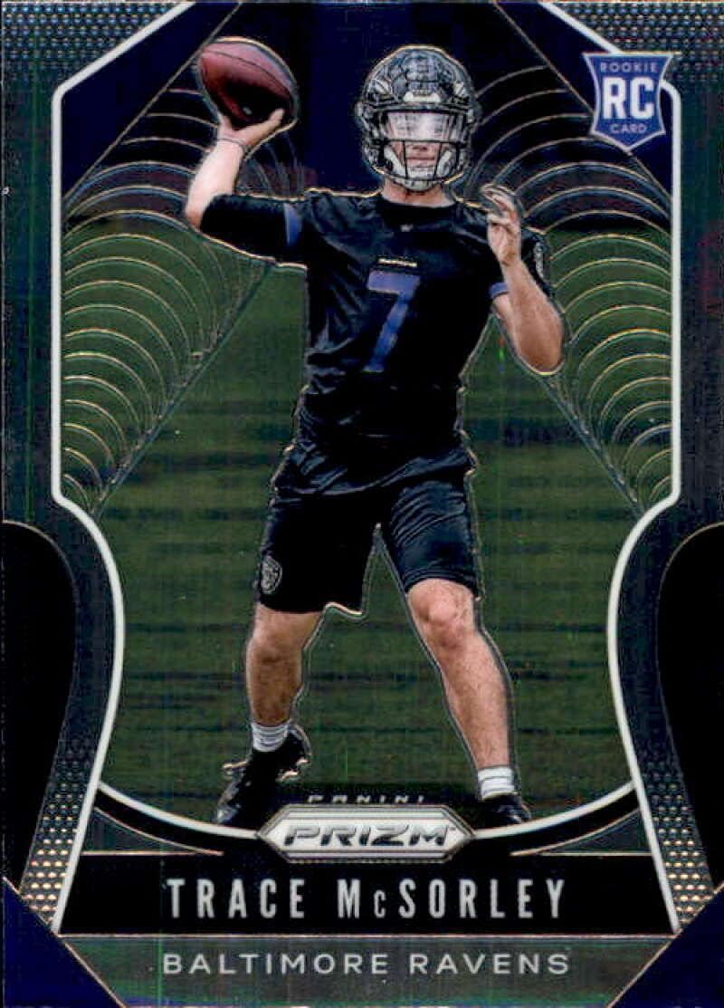 2019 Prizm Football #309 Trace McSorley RC Rookie Card Baltimore Ravens Official Panini NFL Trading Card