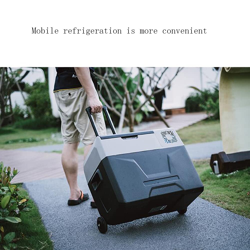XIAOLIN Lodówka Samochodowa Przenośny Zamrażarka 30l 12 / 24v Dc I 220v Ac, Lodówka Sprężarki Do Samochodu, Rv, Ciężarówka, Van, Camping And Home