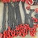 4 Leg Chain Sling 2 Ton/ 4409lbs Capacity Industrial/Logistics Lifting Chains with Self-Locking Hook, Weight Lifting Chains for Engine Hoist Lifts((2 Ton Load) 1.5m/4.9ft Long - 4 Leg)