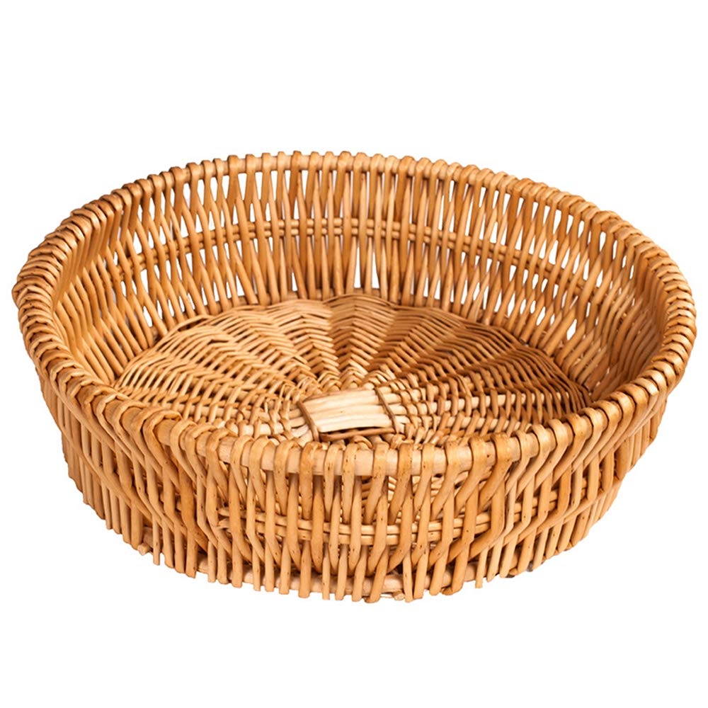 Cestino in vimini intrecciato a mano, per frutta, tè, snack, pane