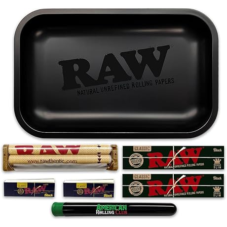 RAW Rolling Trays Set - The Ultimate Smoking Accessory