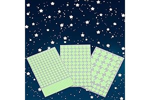 Aooyaoo Glow in The Dark Stars Wall Stickers: Radiate Your Nights with Stellar Wonder