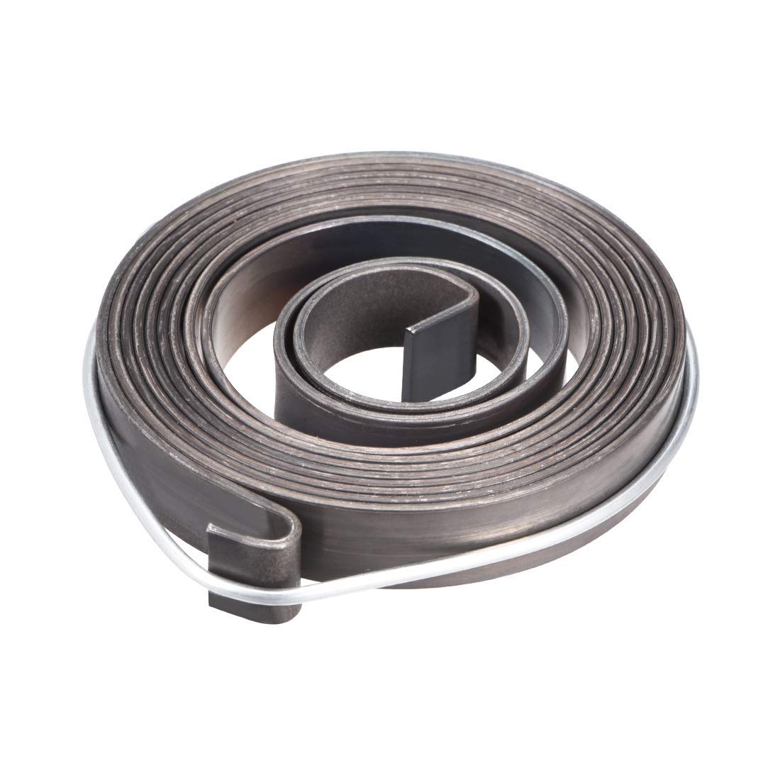 Taladro de columna Quill Feed Return, muelle helicoidal Assembly Spring Steel, Negro, 1540 mm Expand Largo 59 x 10 x 1,2 mm