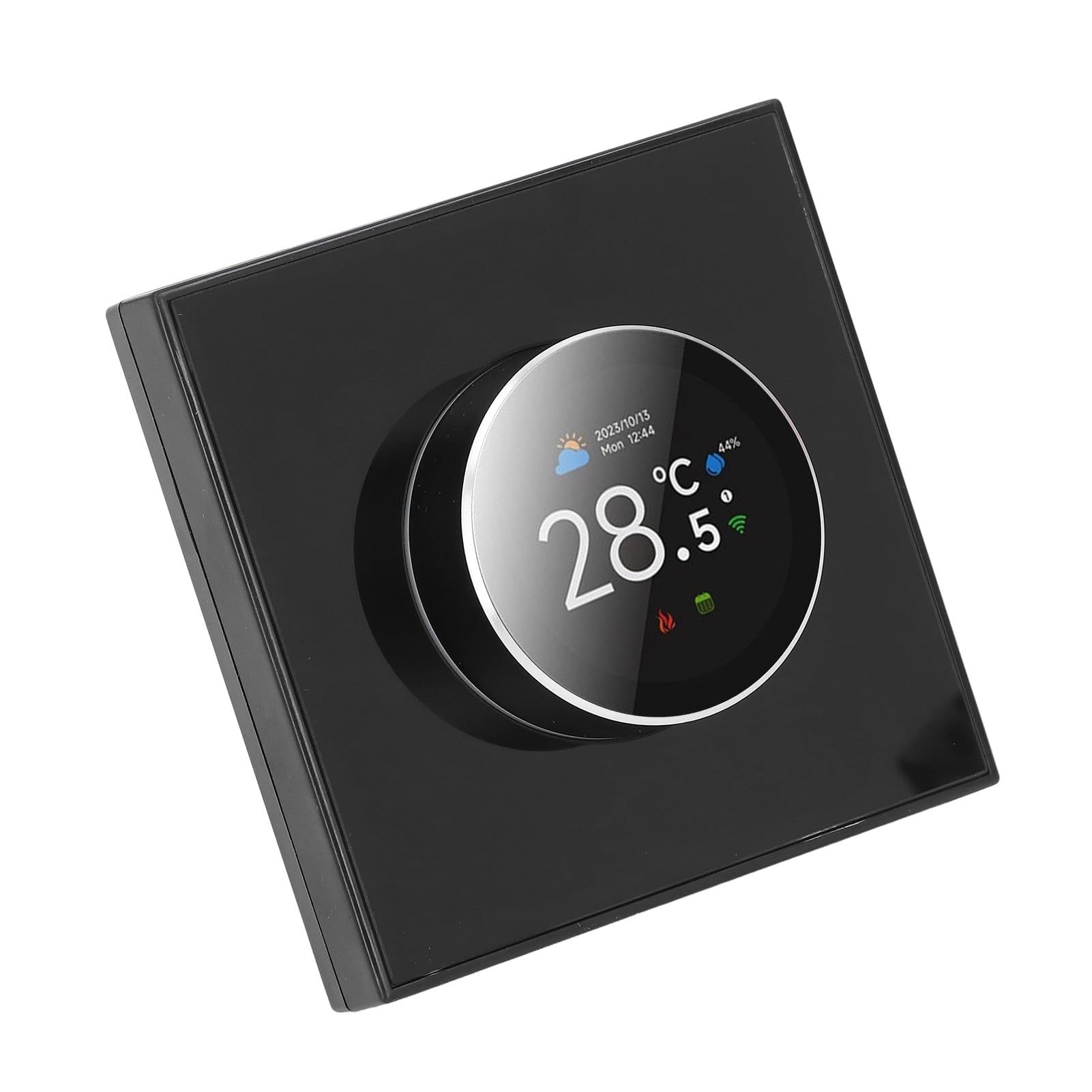 Inteligentny Termostat z Pokrętłem Ogrzewanie Wody Cyfrowe Sterowanie do Domowego Biura Nowoczesny Design i Sterowanie Głosowe 1 Jednostka