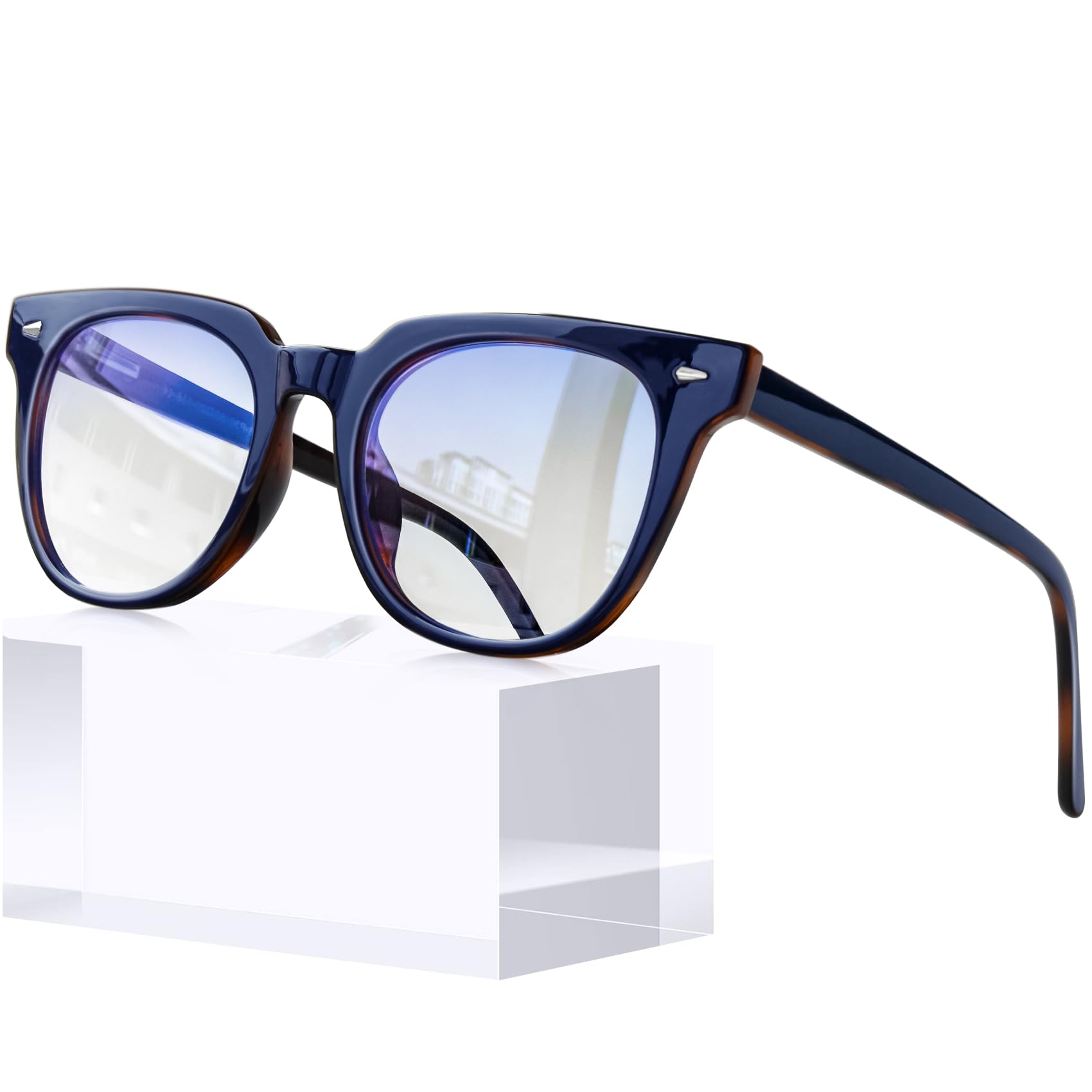 KANASTAL Blue Light Blocking Glasses for Women and Men, Butterfly Filter Blue-light Eyewear Ultra Light TV PC Computer Fashion Gaming Glass