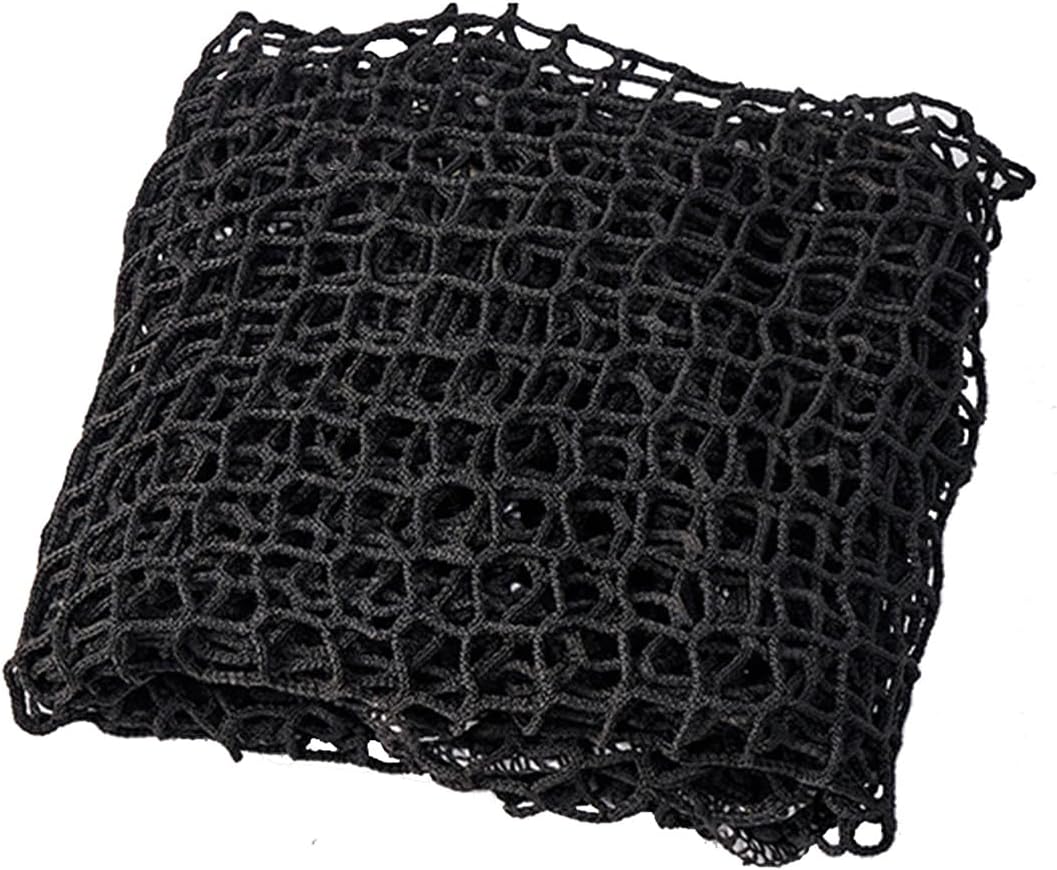 Climbing Cargo Net,5cm/4mm Black Square Hole Net Double Layers Playground Safety Net Polyester Kids Climbing Rope Bridge,1MX7M(3.3X23FT)
