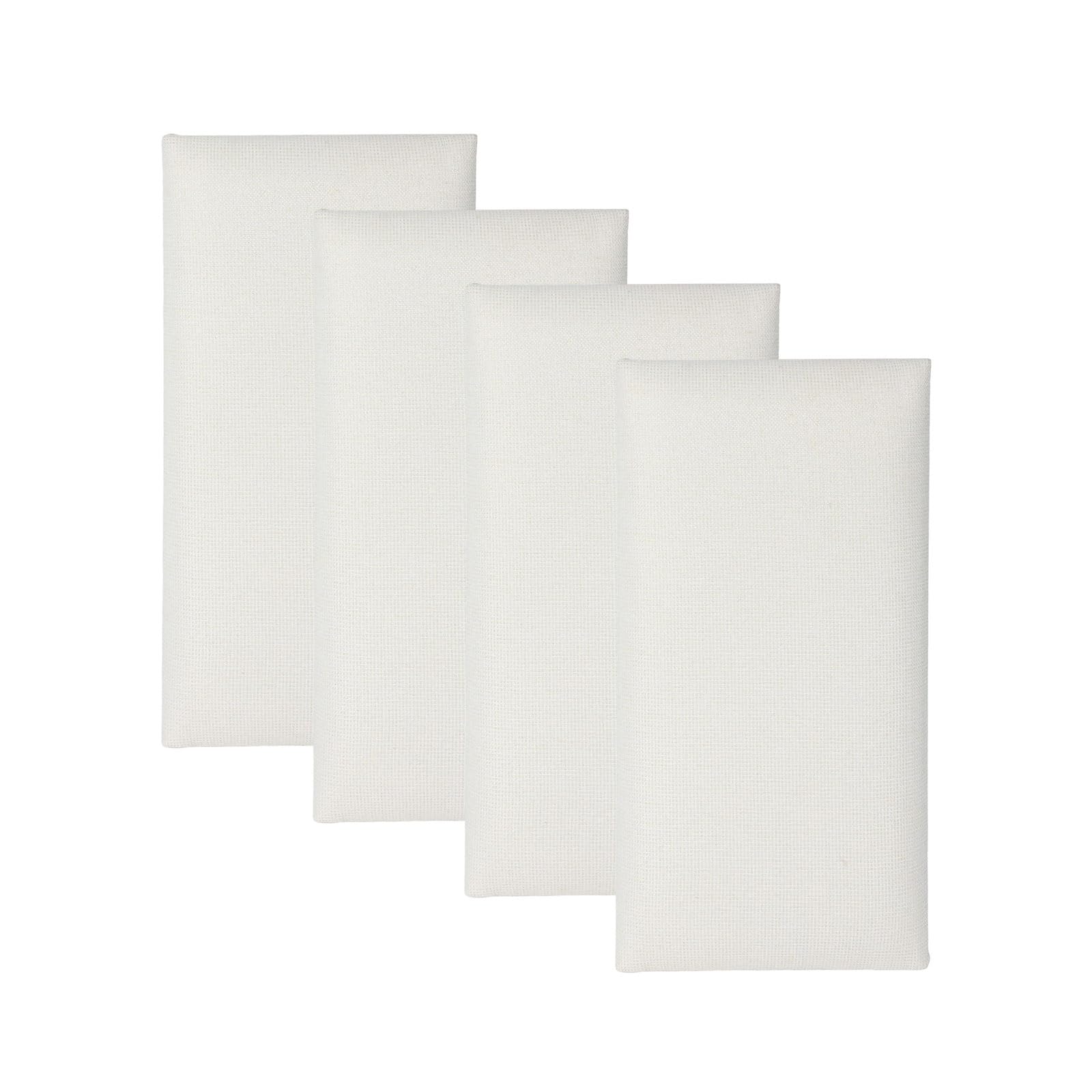 Rembourrage mural anti-collision pour enfants, tête de lit rembourrée murale, panneaux insonorisants 3D autocollants pour très grand lit, grand lit et lit complet, matériau en lin (blanc beige)