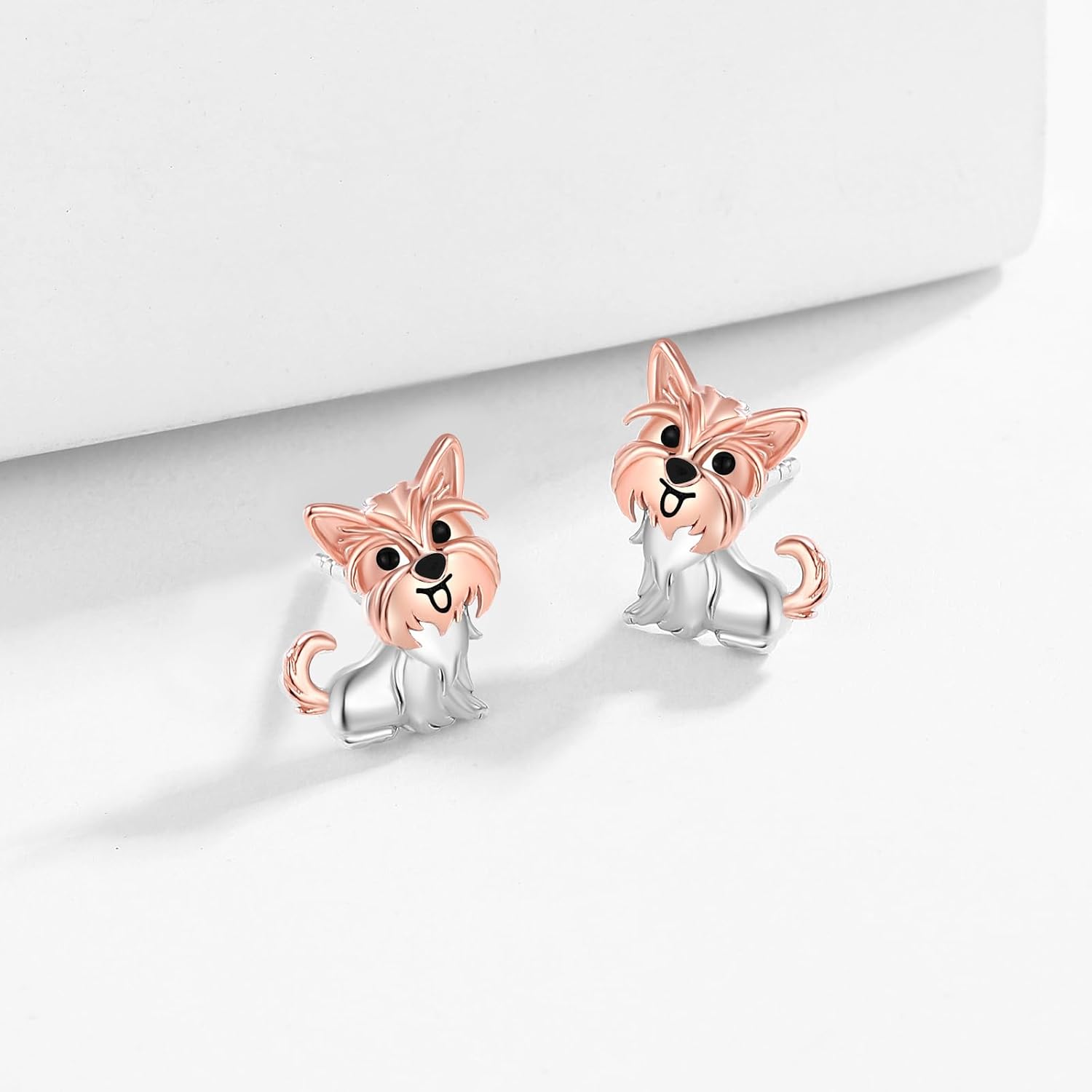 Cute Puppy Dog Stud Earrings for Womens 925 Sterling Silver Pug dog/Dachshund/Chihuahua Dog Earring Jewelry Gifts for Women Hypoallergenic