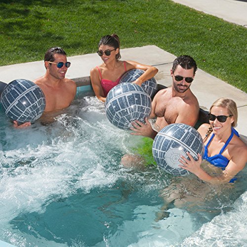 Swimways Star Wars Death Star Light-Up Inflatable Beach Ball #TOP4