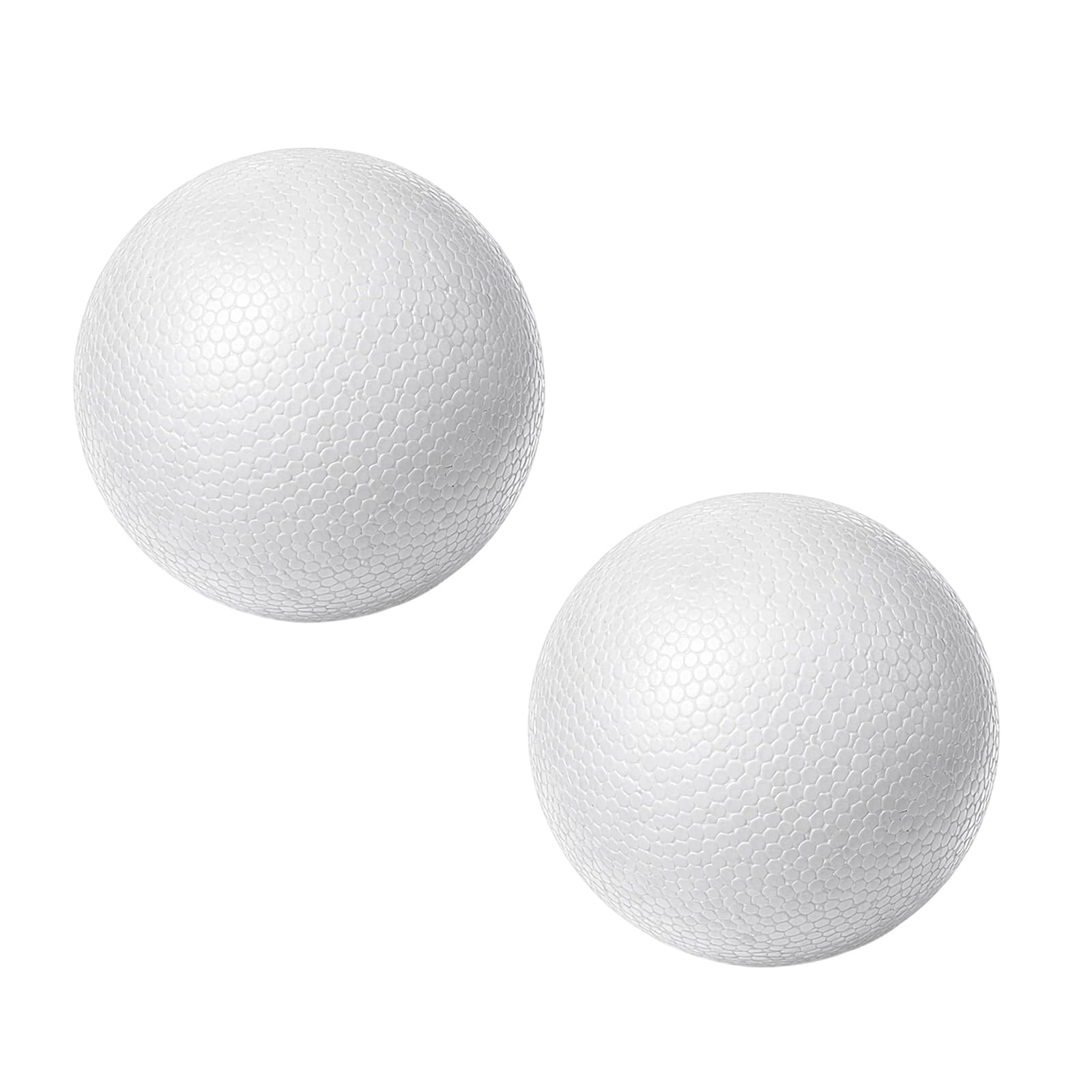 Ljmyy 2Pcs 4Inch Polystyrene Foam Balls Unfinish Foam Spheres For Art Painting Wedding Flower Arrangement Home Decoration