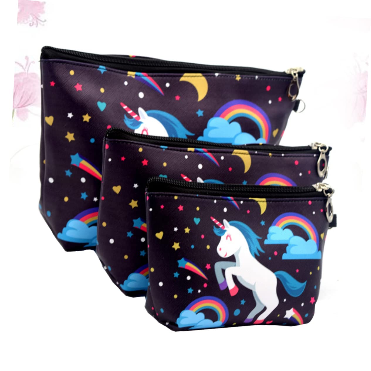 6 Piezas Bolsa De Cosméticos Impermeable Neceser para Maquillaje Bolsas De Lavado Bolsas De Cosméticos a Prueba De Agua Alta Capacidad Bolsa De Lavanderia