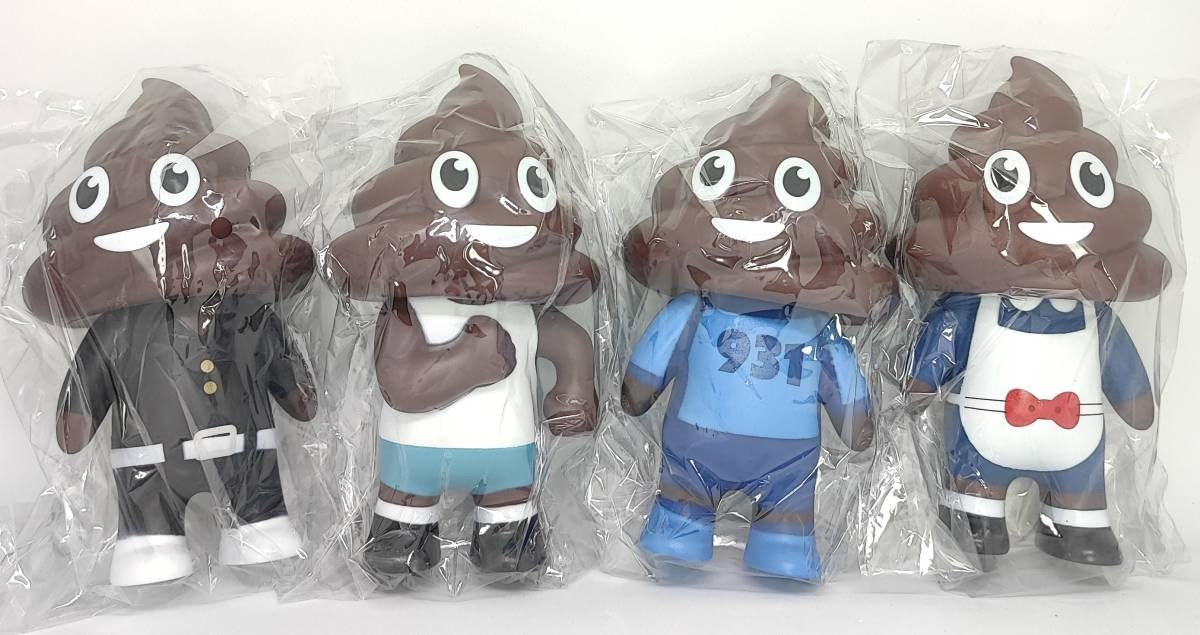 巨大鯛 & ウンチマンソフビドール　特攻服　サッカー 　タンクトップ　海老 巨大鯛 & ウンチマンソフビドール 特攻服 サッカー タンクトップ