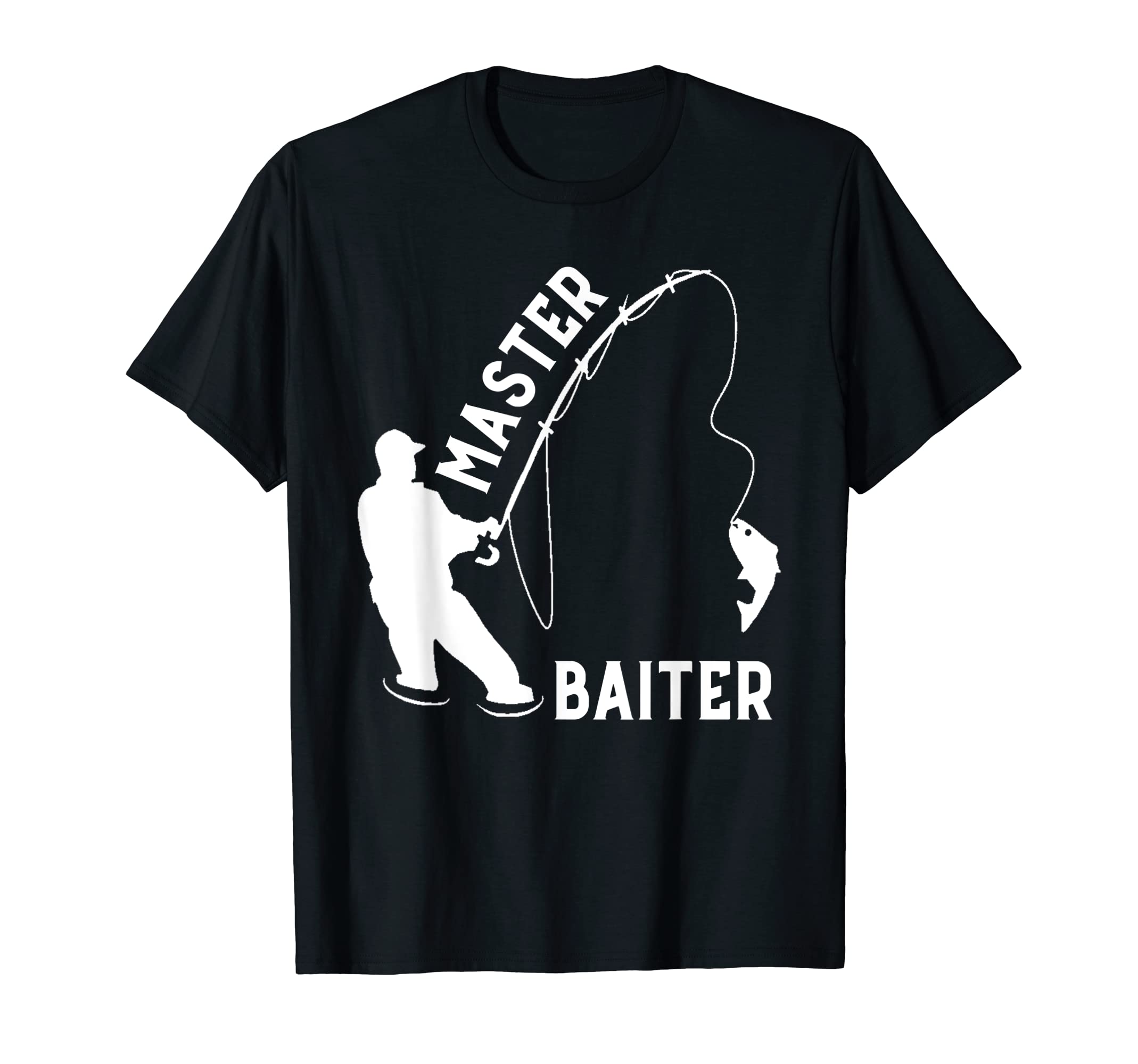 Master Baiter Fun Bait Fishing Fisherman Gift T-Shirt