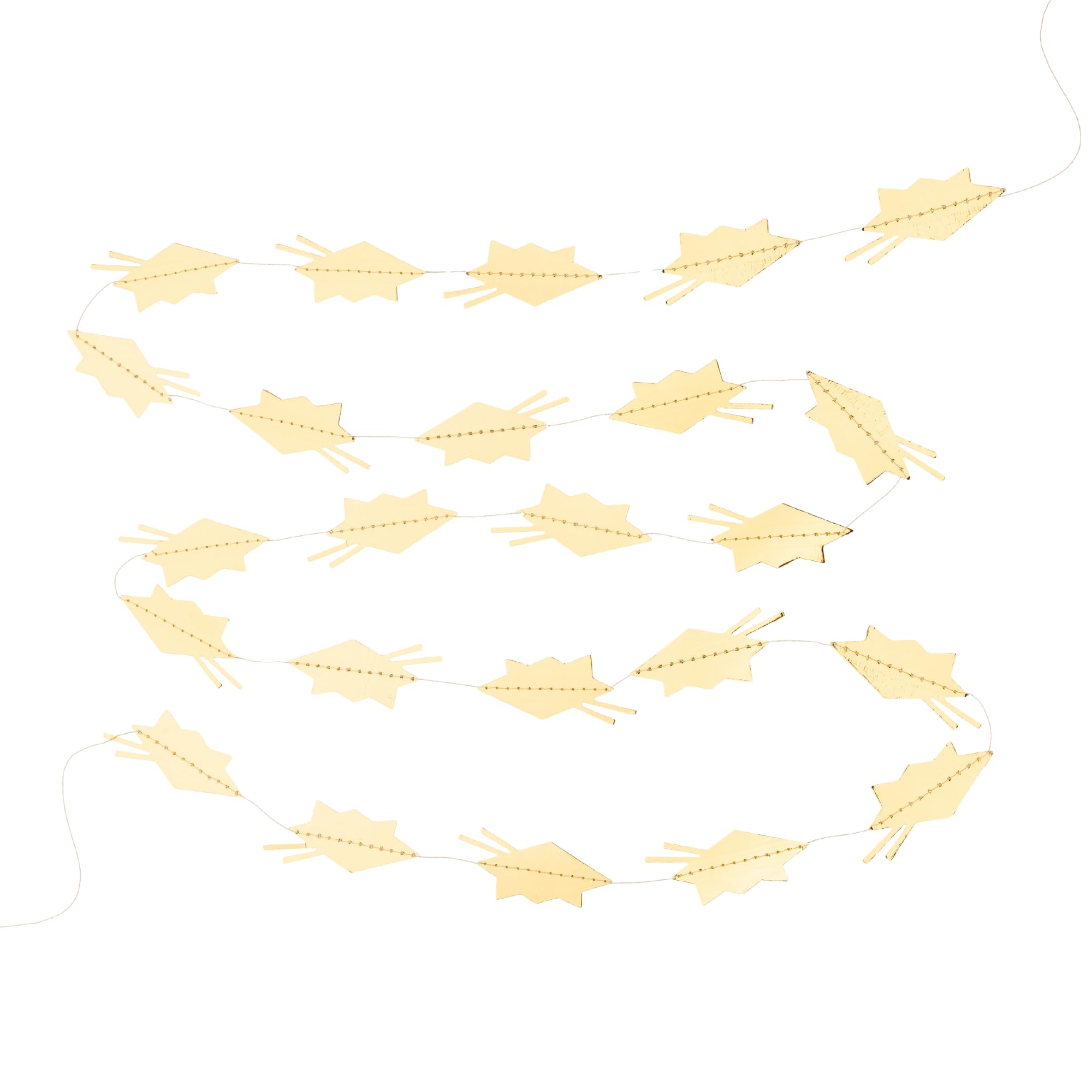 Bonjour Fête Gold Graduation Hat Garland, Pack of 1