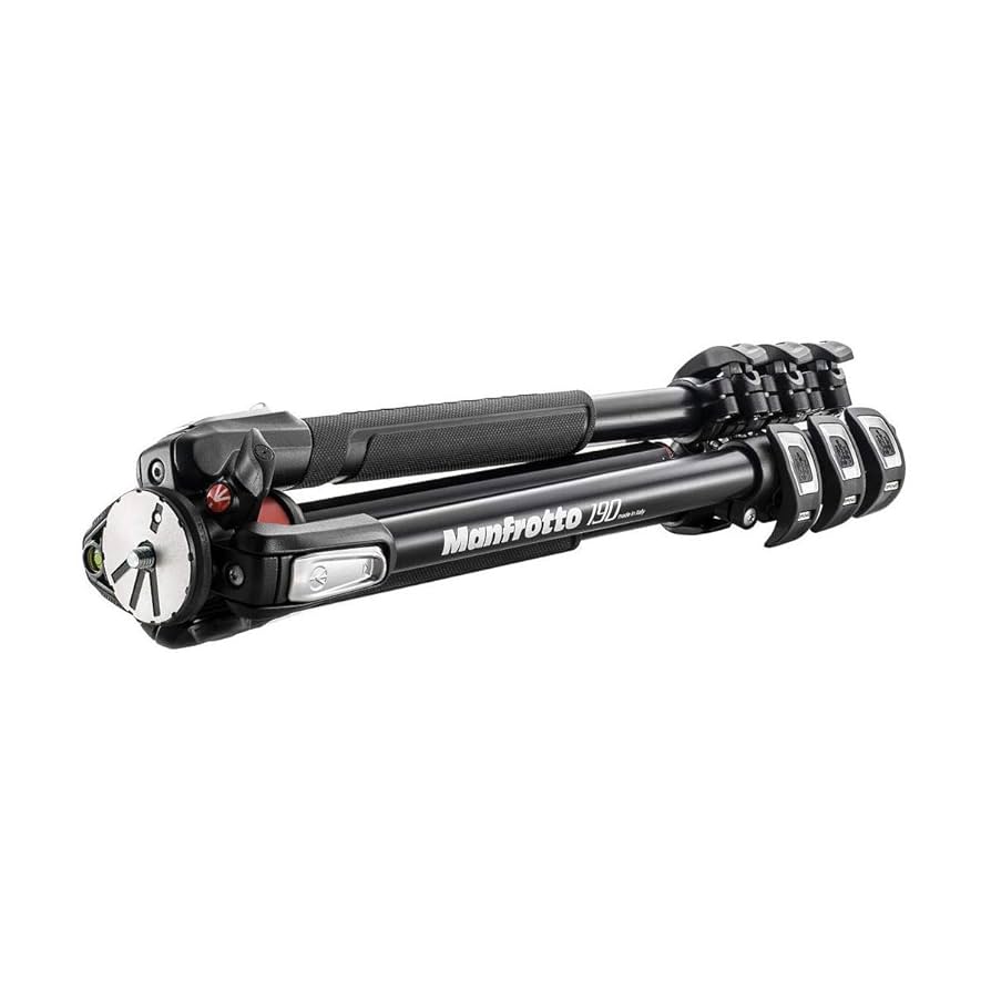 Manfrotto - ほぼ未使用 Manfrotto マンフロット MT190XPRO4 三脚4段 マンフロット(Manfrotto) プロ三脚 190シリーズ アルミ 4段
