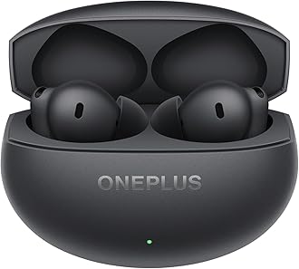 OnePlus Buds 4 TWS Earbuds with Upto 55dB Real-time ANC, Adaptive Mode, Dual Drivers and DACs, 3D Audio, Upto 45hrs Music Playback, Dual-Device connectivity, 47ms Low Latency, Storm Gray