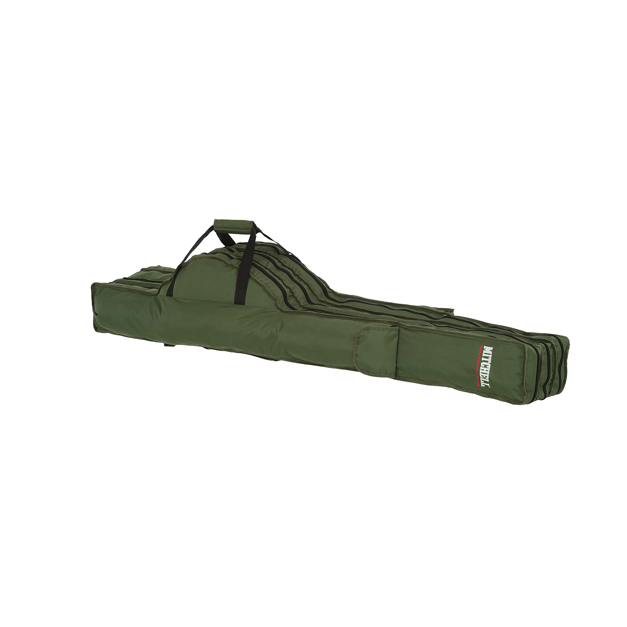 Mitchell GT Pro Bolsa para Cañas de Pescar y Accesorios | Bolsa de Pescador Resistente para Cañas, Carretes, Señuelos y Caja de Aparejos | Bolsillos Organizadores | Impermeable | Varios Tamaños