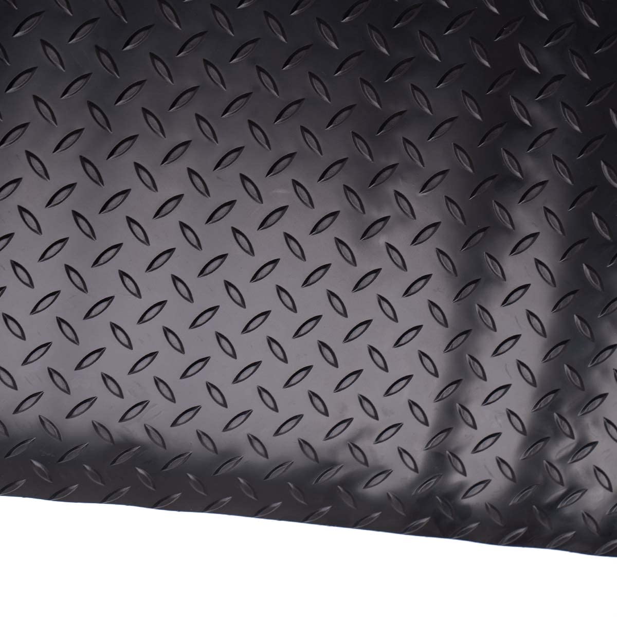 SANTOS Grillmatte, Grillunterlage für Gasgrill, Kugel- Kohlegrill oder Elektrogrill - 169x100cm - Schwarz - pflegeleichter Bodenschutz