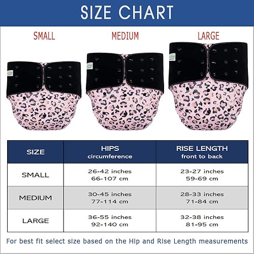 Miniatura 2 de Cubierta de pañal de tela para adultos 2.0 Bragas protectoras para incontinencia con inserto y plegado previo para adolescentes con necesidades
